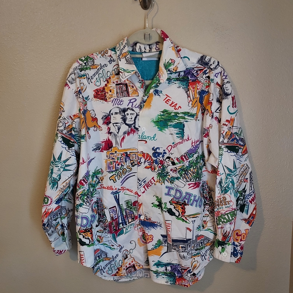 1980 Vintage Postcard New Wave Shirt